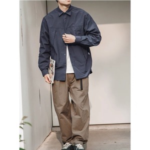 Flap pocket button shirt 0186