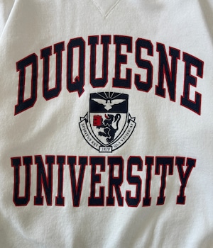 -Russell Athletic- Vintage 90s L DUQUESNE UNIVERSITY Crew Neck Sweat made in USA