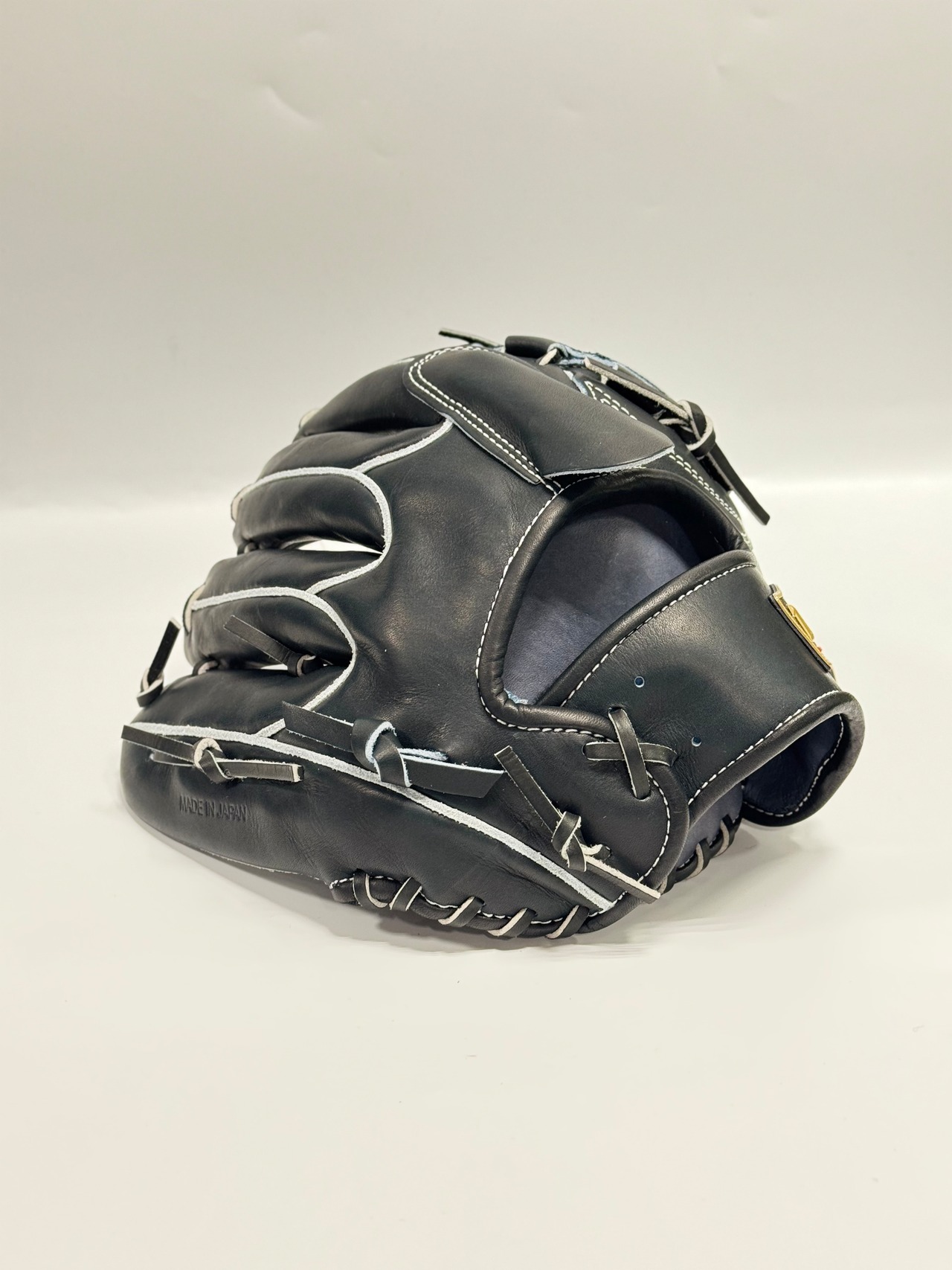 ZETT硬式　michii supureme order 右投げ用　631型　5mm 小　ナイトブラック×ブラック　21・画像3