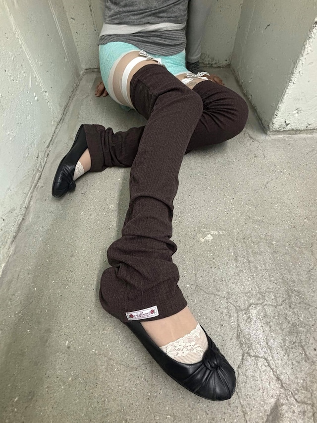 [SCULPTOR] Everyday Leg Warmer Brown 正規品 韓国ブランド 韓国通販 韓国代行 韓国ファッション スカルプター 日本 店舗