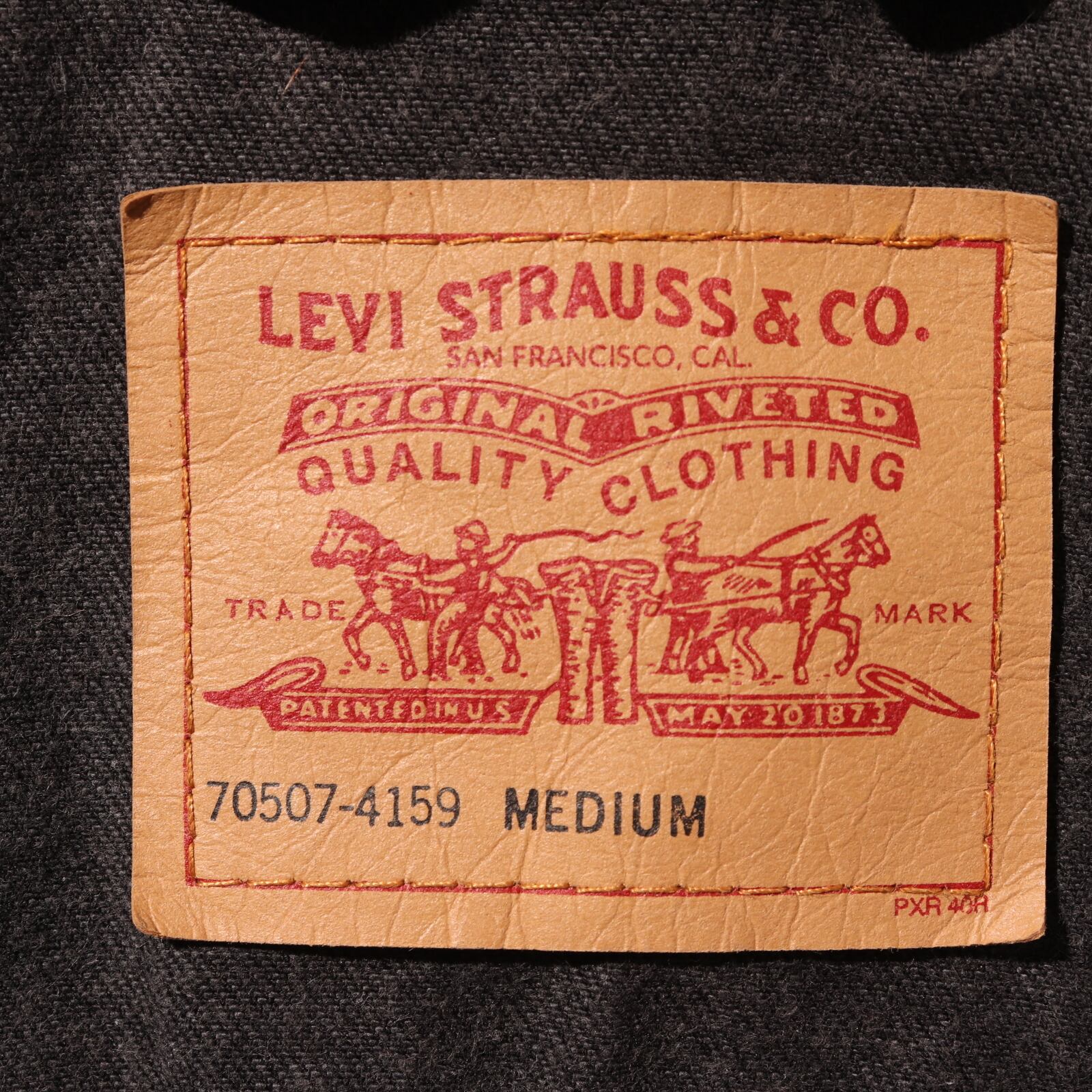 極美品 M 米国製 サルファー Levi's70507 ブラックデニムジャケット