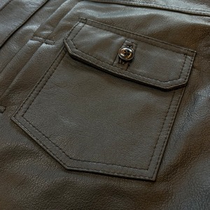 ナスングワム【Nasngwam】Atavism Leather Jacket (black) Lサイズ
