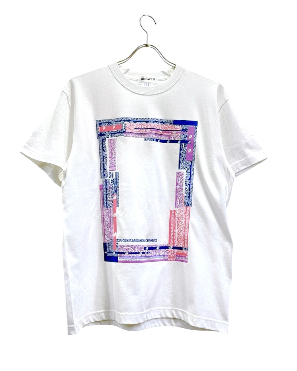 ANSWER COLLECTION / PATCHWORK PAISLEY FRAME TEE