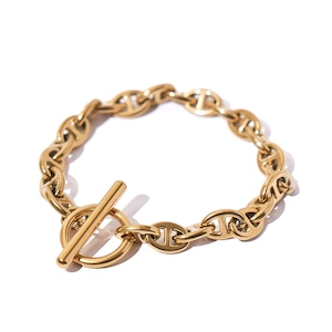 316L anchor bracelet 【 GOLD 】#b07