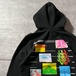 STUSSY / world back print hoodie size S