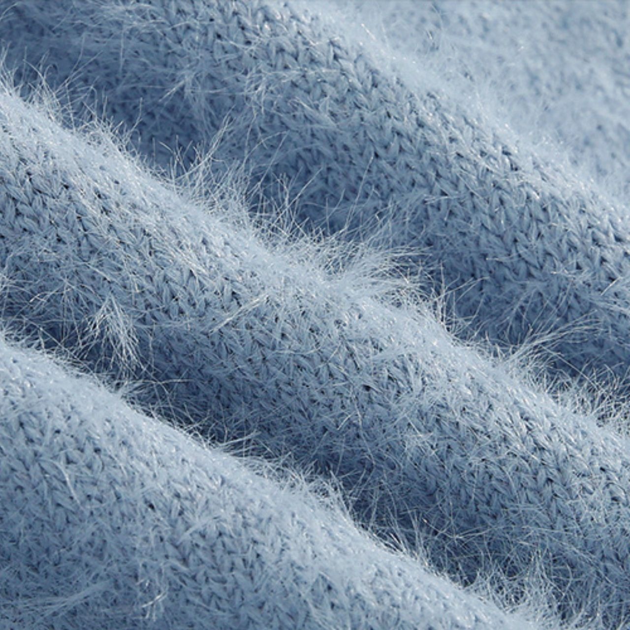 シャギーラウンドネックニット　MT0080368