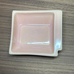 T様ご予約済み スージークーパー「オードブル皿(ピンク)」イギリス製 ヴィンテージ susie cooper C