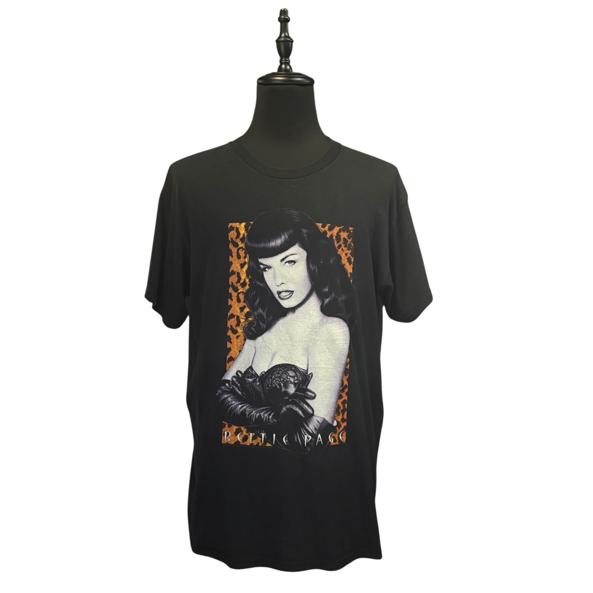 90s ヴィンテージ BETTY PAGEベティーペイジ フォトプリントTシャツ 