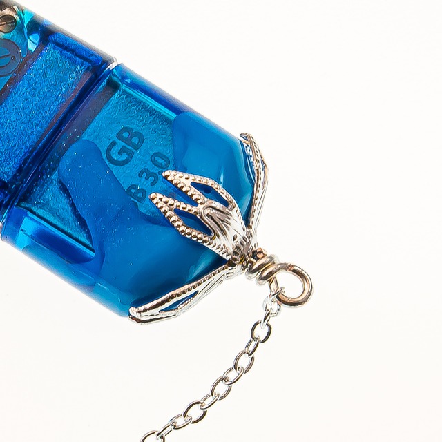 USBメモリ 機械式時計 ムーブメント 64GB USB3.0 Blue-A