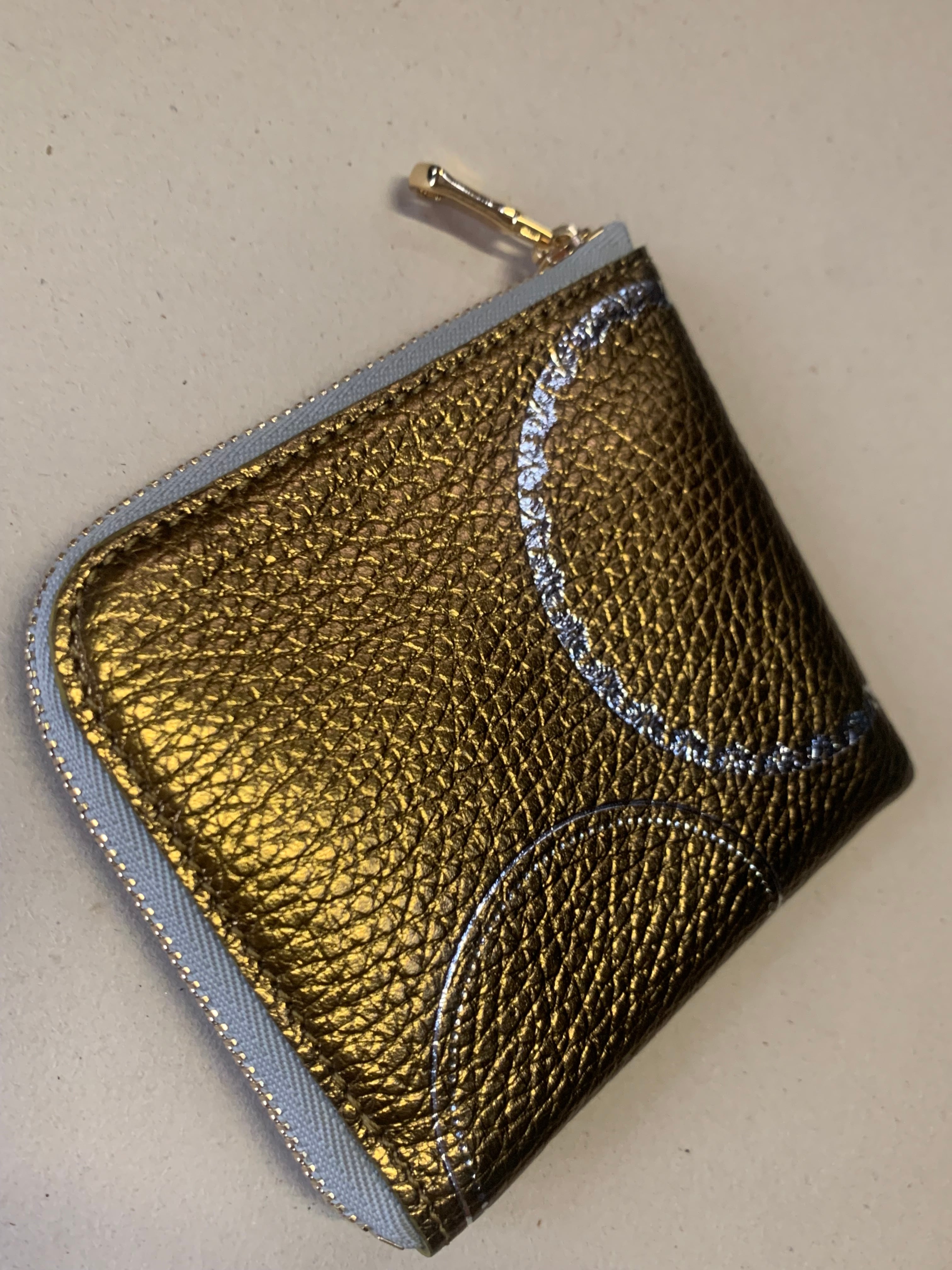 Mini zip wallet/ Gold：B | Quinta store