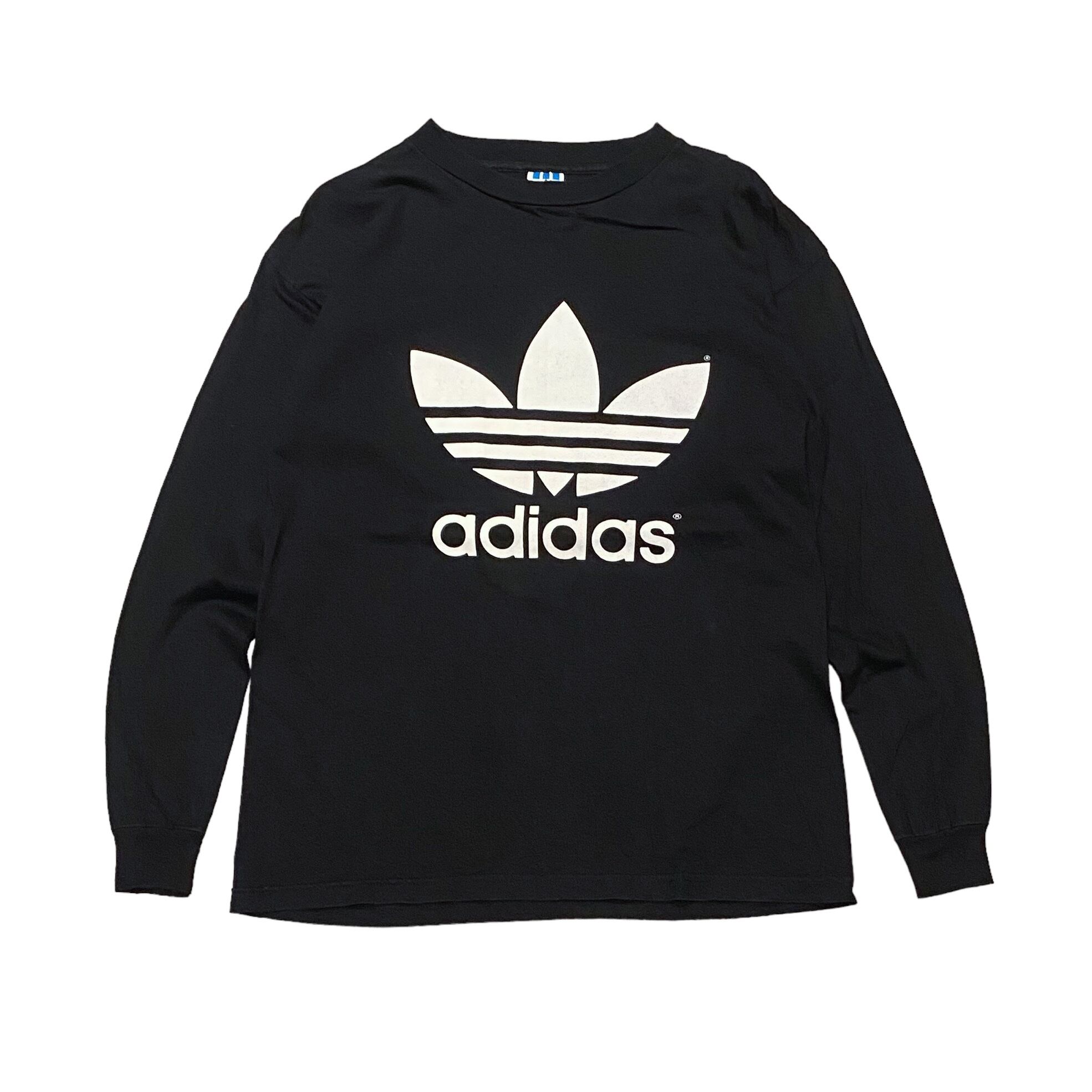 90's USA製 adidas L/S Trefoil T-Shirt M / アディダス 長袖T 90's USA製 adidas L/S Trefoil T-Shirt M / アディダス 長袖T