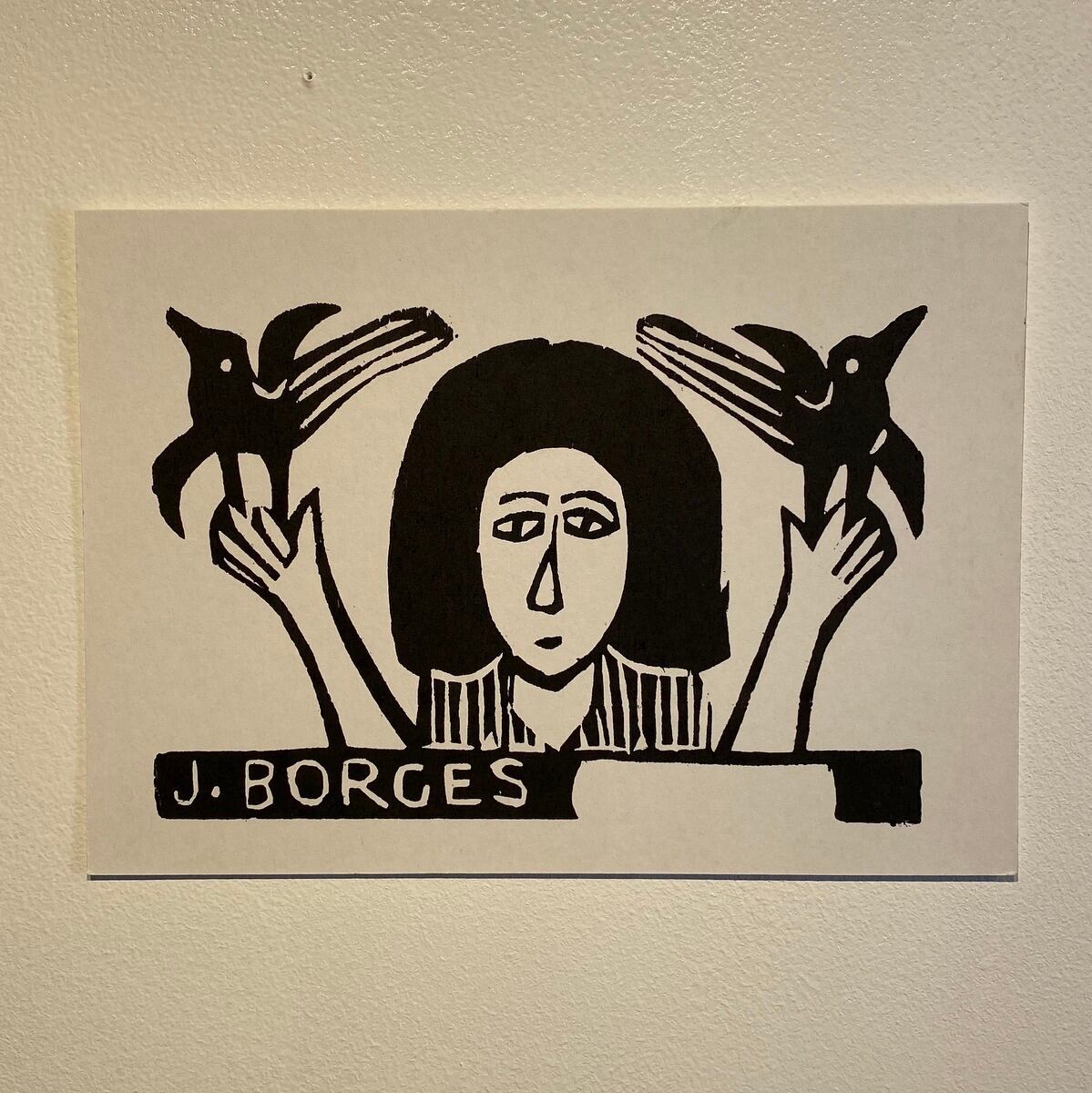 J.BORGES ジョタ・ボルジェス ミニ版画 【PASSARINHOS NA MAO】