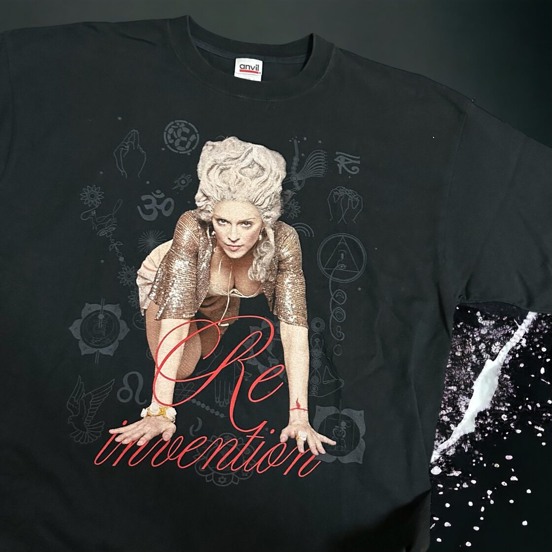 MADONNA マドンナ 2004 Re-Invention World Tour Tシャツ ブラック XL 