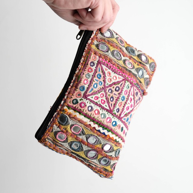 India - old cloth pouch - #2