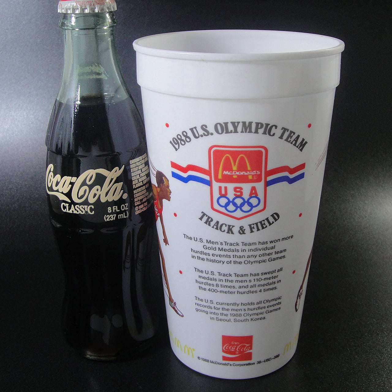 80'sアメリカ マクドナルド コカ・コーラ ソウルオリンピック記念