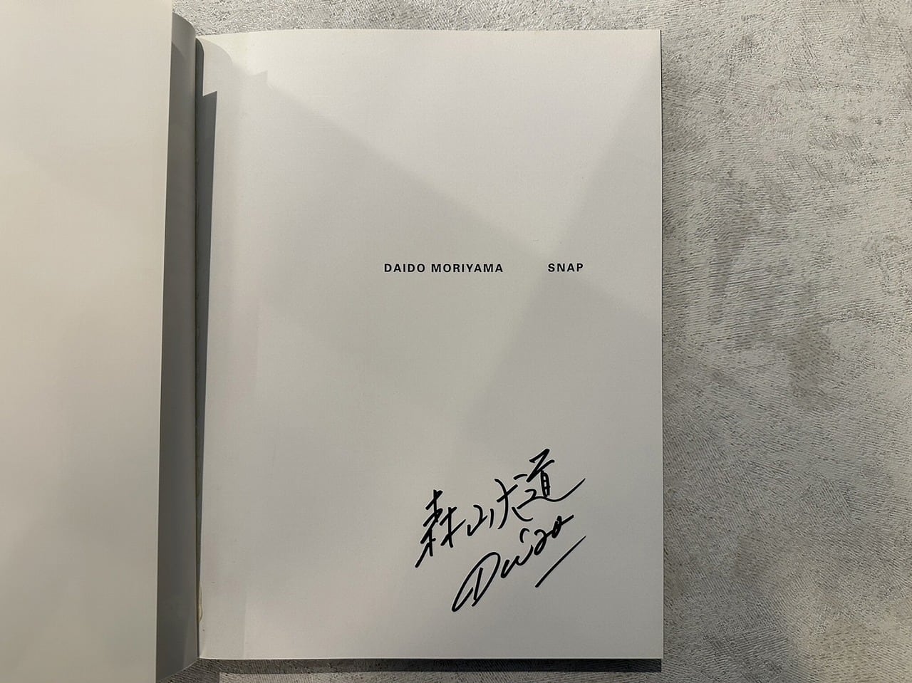 VA684】【SIGNED】RECORD EXTRA ISSUE NO.1 Daido Moriyama × Hajime