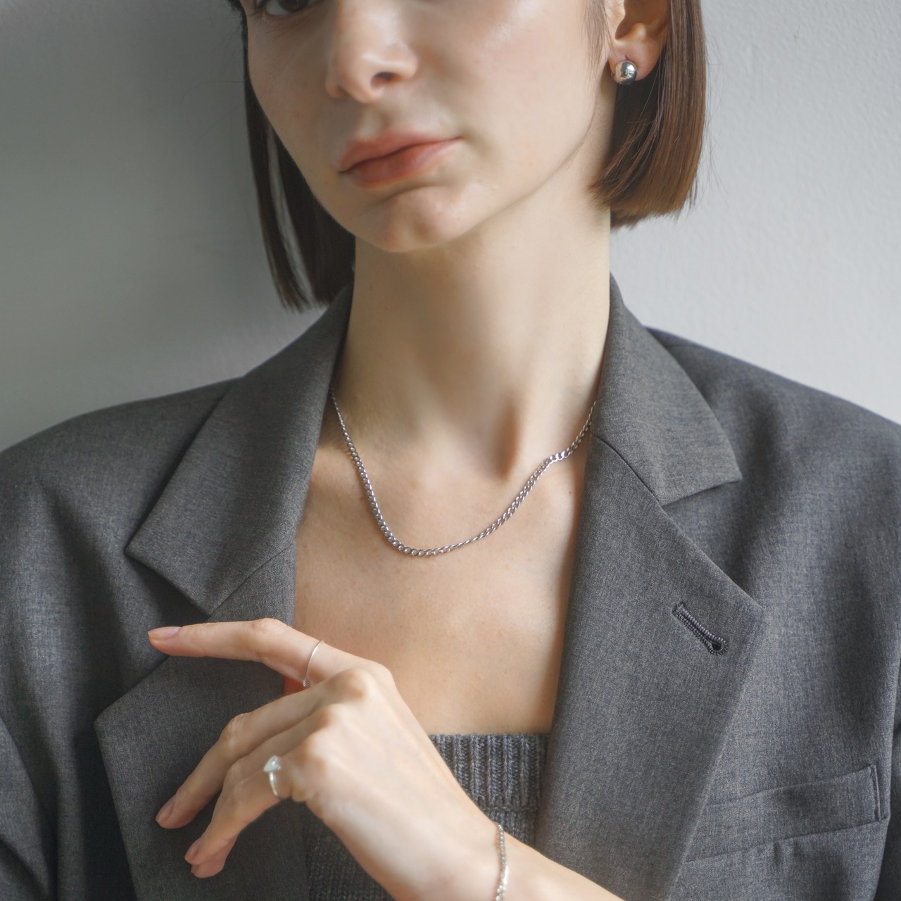 stainless chain necklace