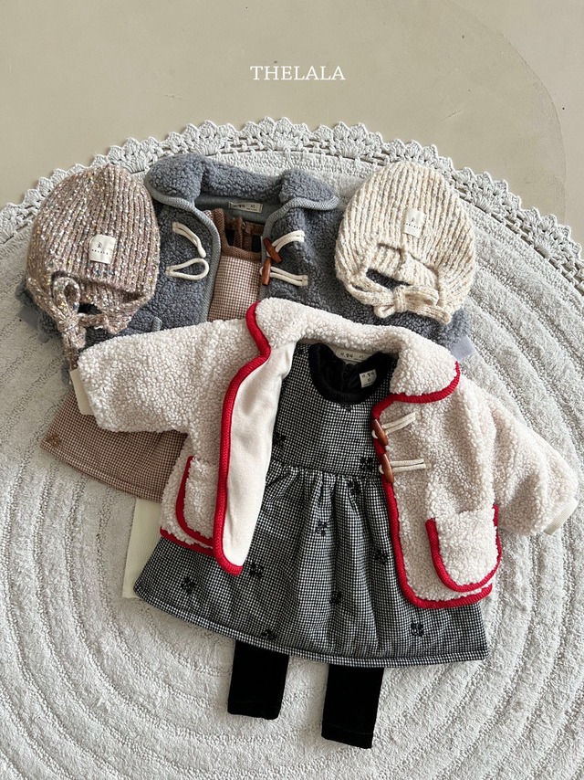[予約][送料無料]≪thelala≫pie embroidery OPS (kids) 18