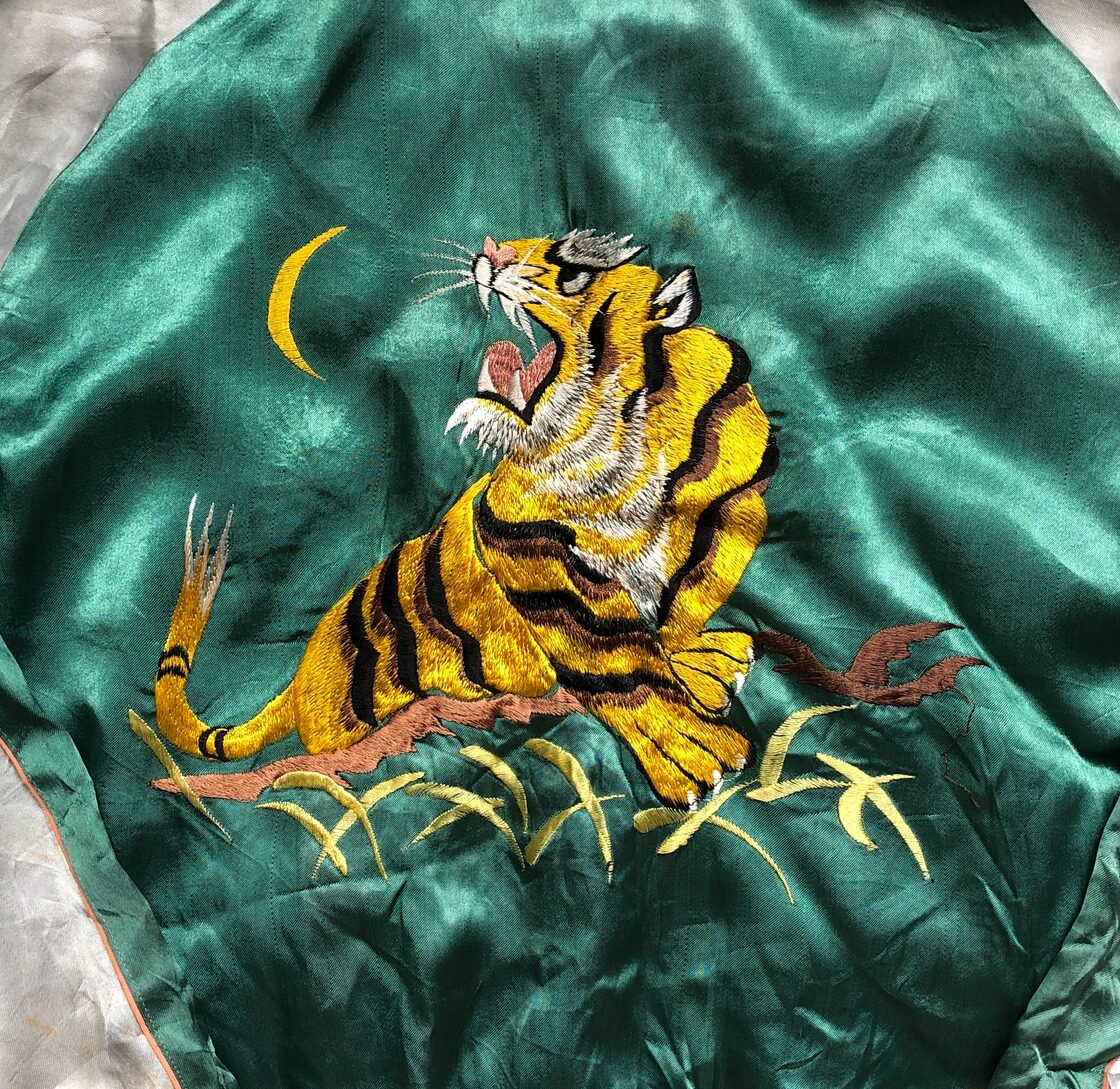 50s vintage Japan Souvenir Jacket スカジャン ベトジャン スーベニア 