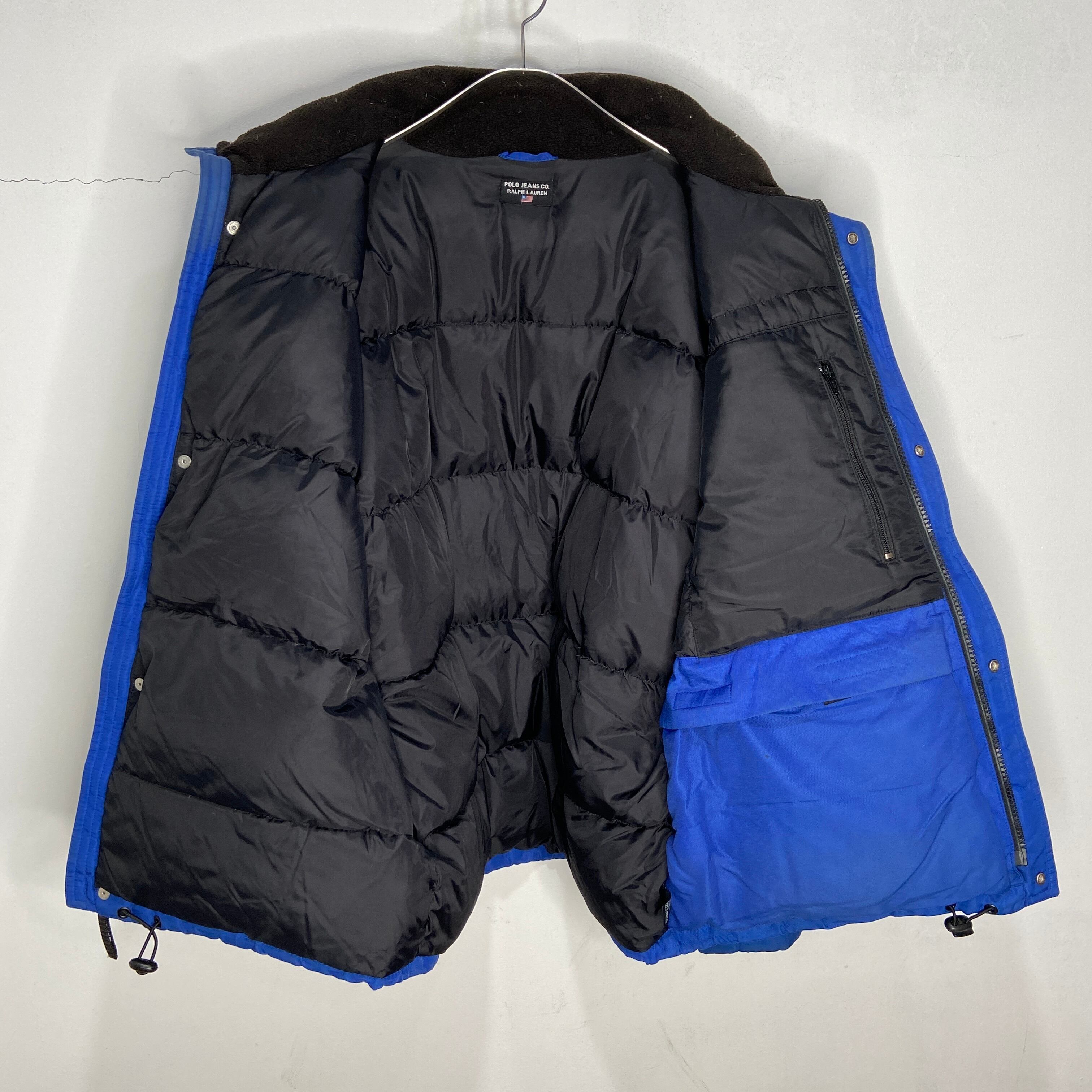 90s POLOJEANS ラルフローレン ダウンジャケット 星条旗 青 L 90s POLOJEANS ラルフローレン ダウンジャケット 星条旗 青 L