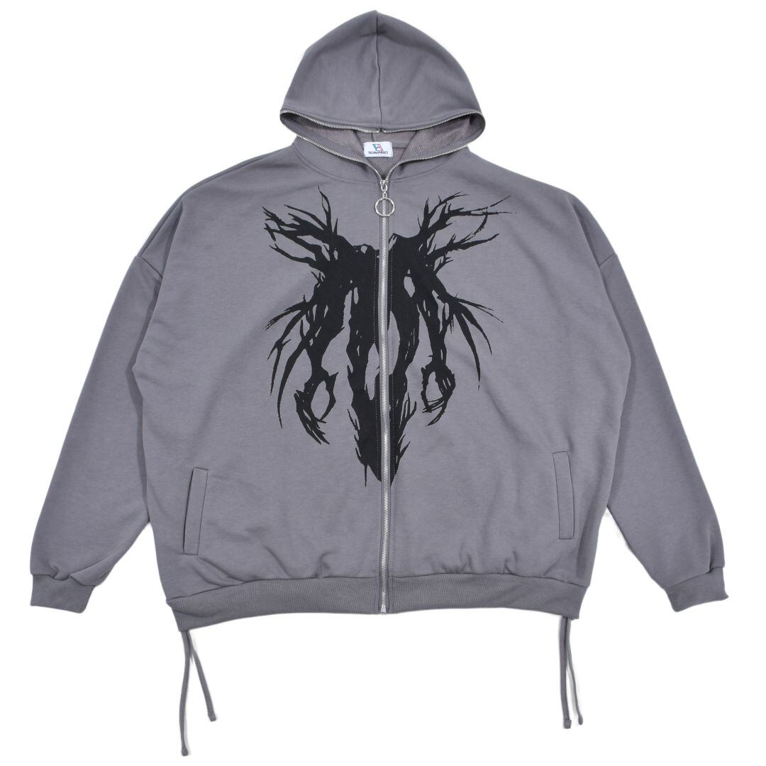 メタルロゴ フルZIPパーカー(BIGシルエット) | VOLCAN&APHRODITE 