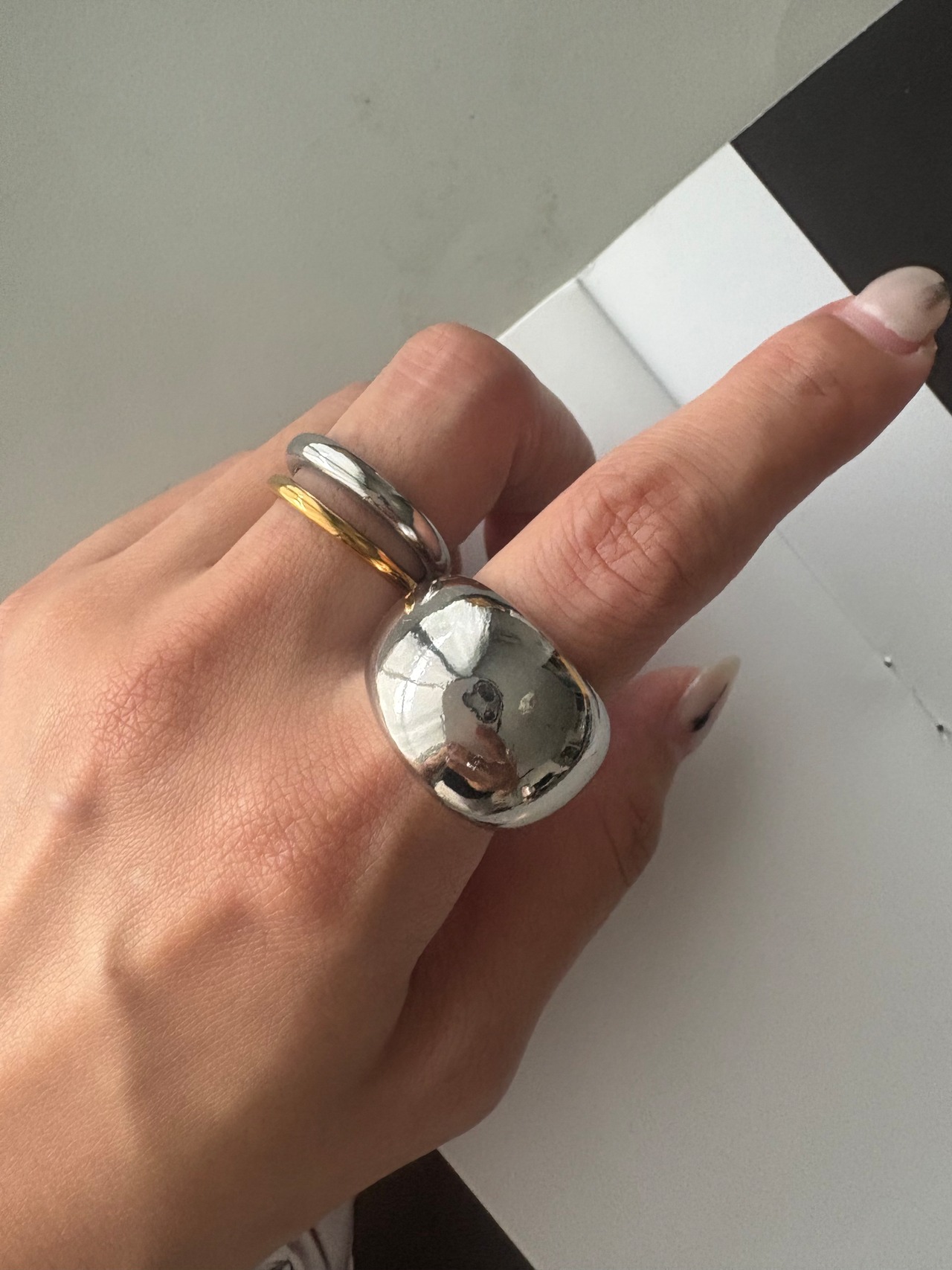 twinkle 2line ring