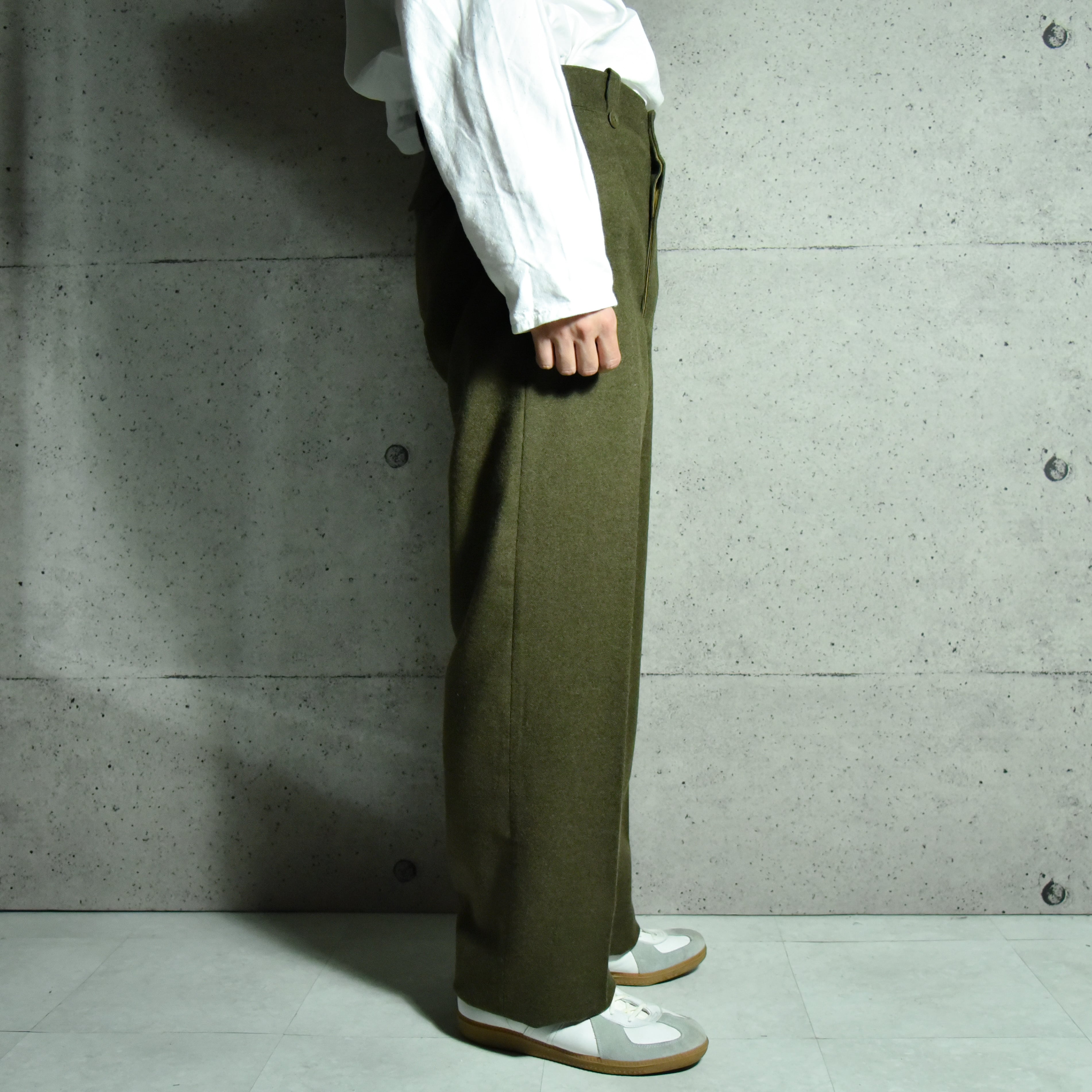 DEAD STOCK】French Army M52 Wool Trousers フランス軍 ウール 