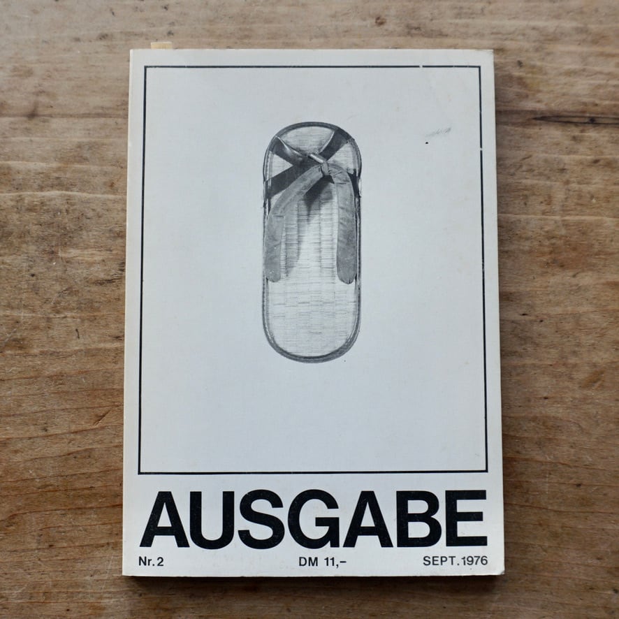 【絶版洋古書・雑誌】文学と芸術の雑誌　AUSGABE　Nr. 2, Sept 1976  [310195274]