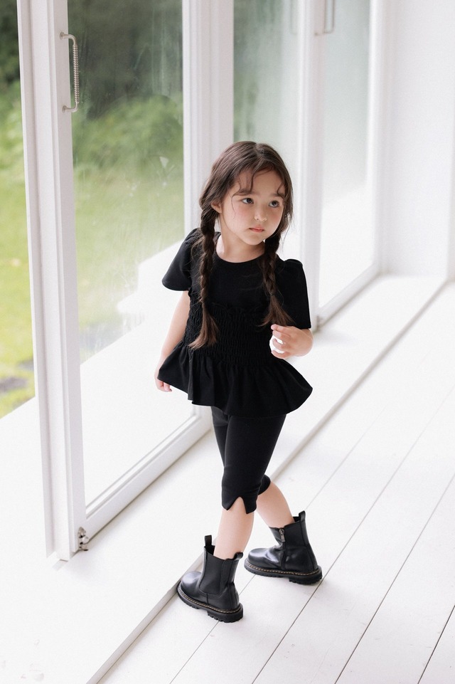 【取寄】azalea｜mochi capri pants｜モチカプリパンツ｜S-JS｜kids&jr｜26 autumn
