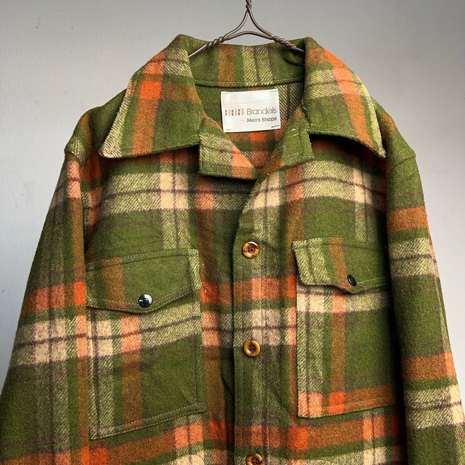 1970's Plaid Wool Jacket 70年代 チェック柄 ウールジャケット