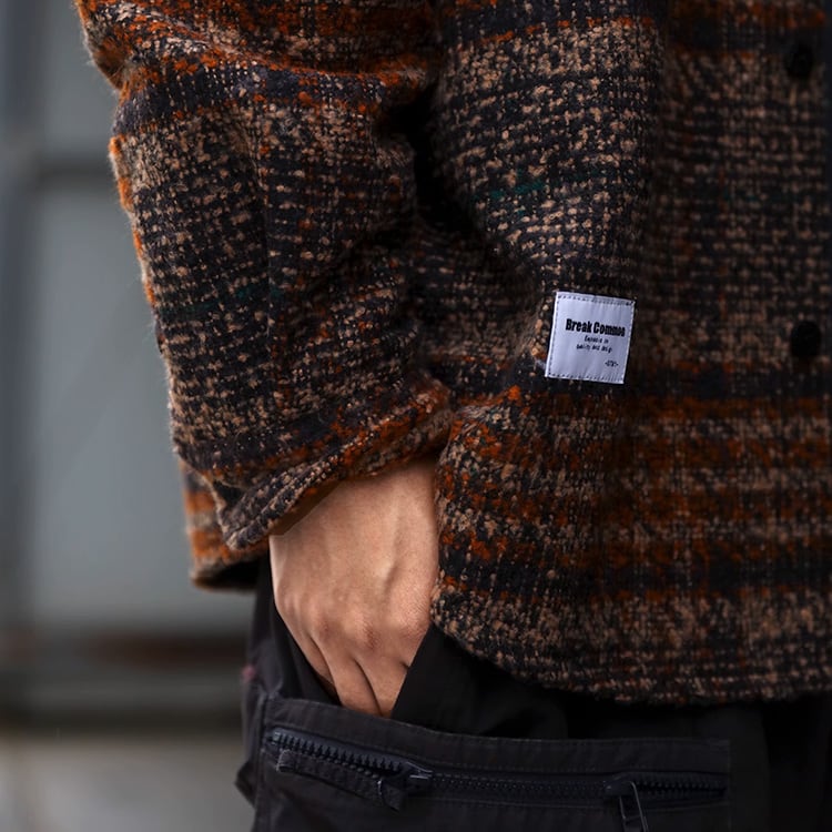 ★PLAID THICKENED WORK SHIRT　　　A0874