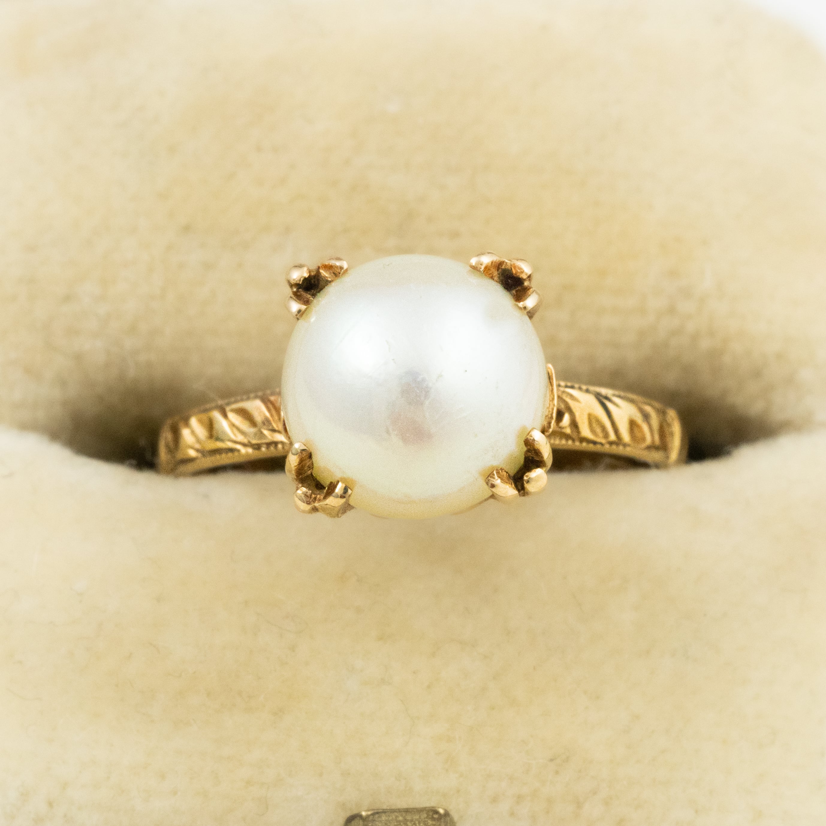 パール　アールデコ　ヴィンテージリング　k18 アコール ドゥ ピアノ' パールリング(K18YG) | ジュエリー