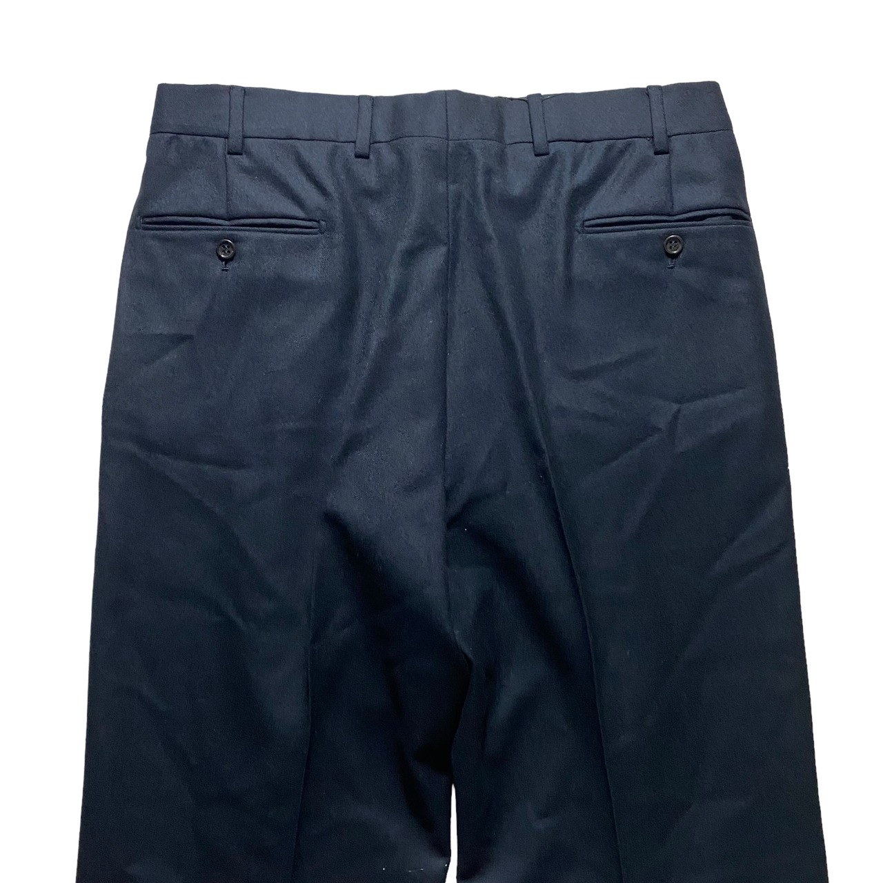 vintage HERNO black brushed wool slacks