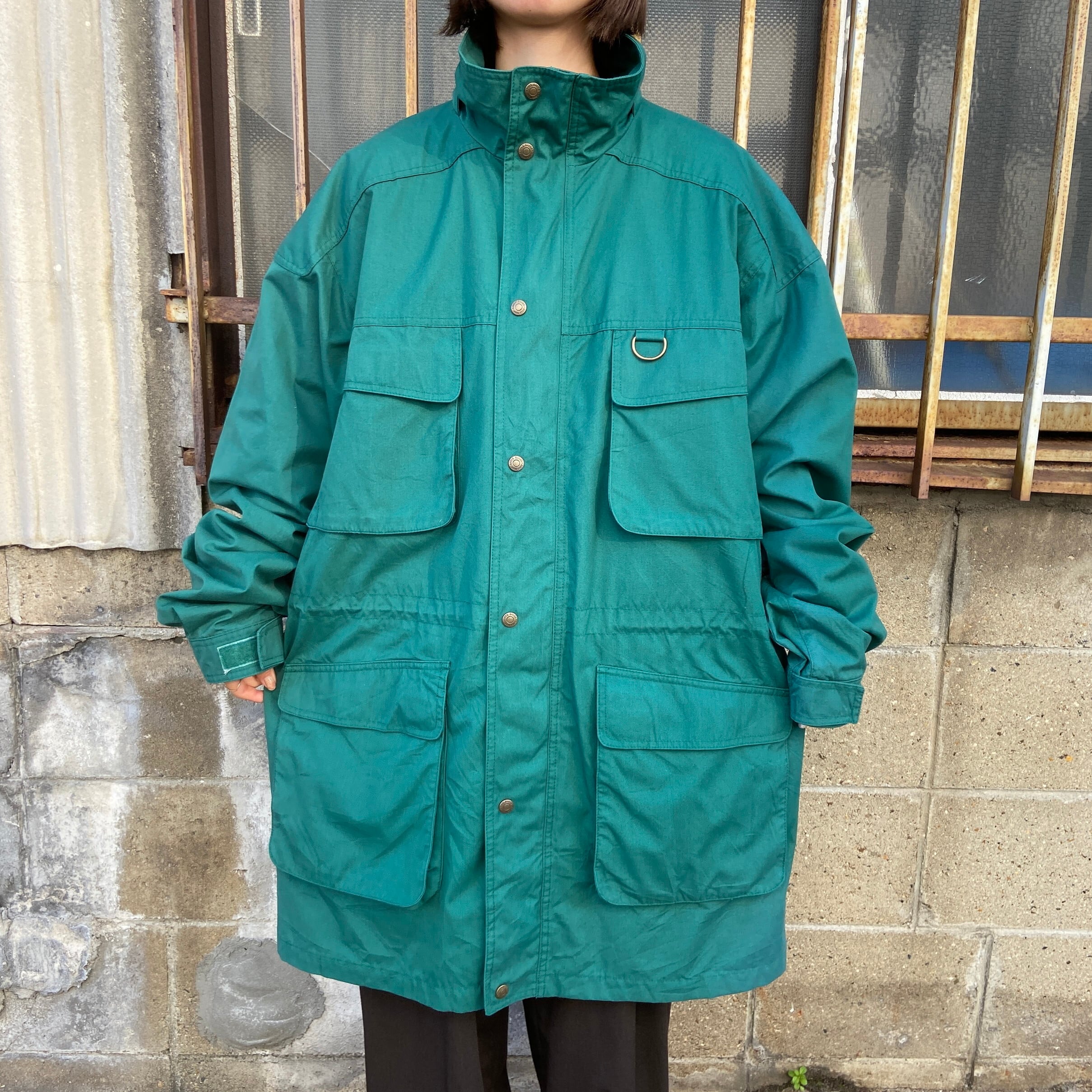 90年代 Eddie Bauer エディーバウアー ウールライナー マウンテンパーカー メンズL 古着 90s ヴィンテージ ビンテージ グリーン  緑【アウトドアジャケット】【cs2212-10a】【AN20】 | cave 古着屋【公式】古着通販サイト