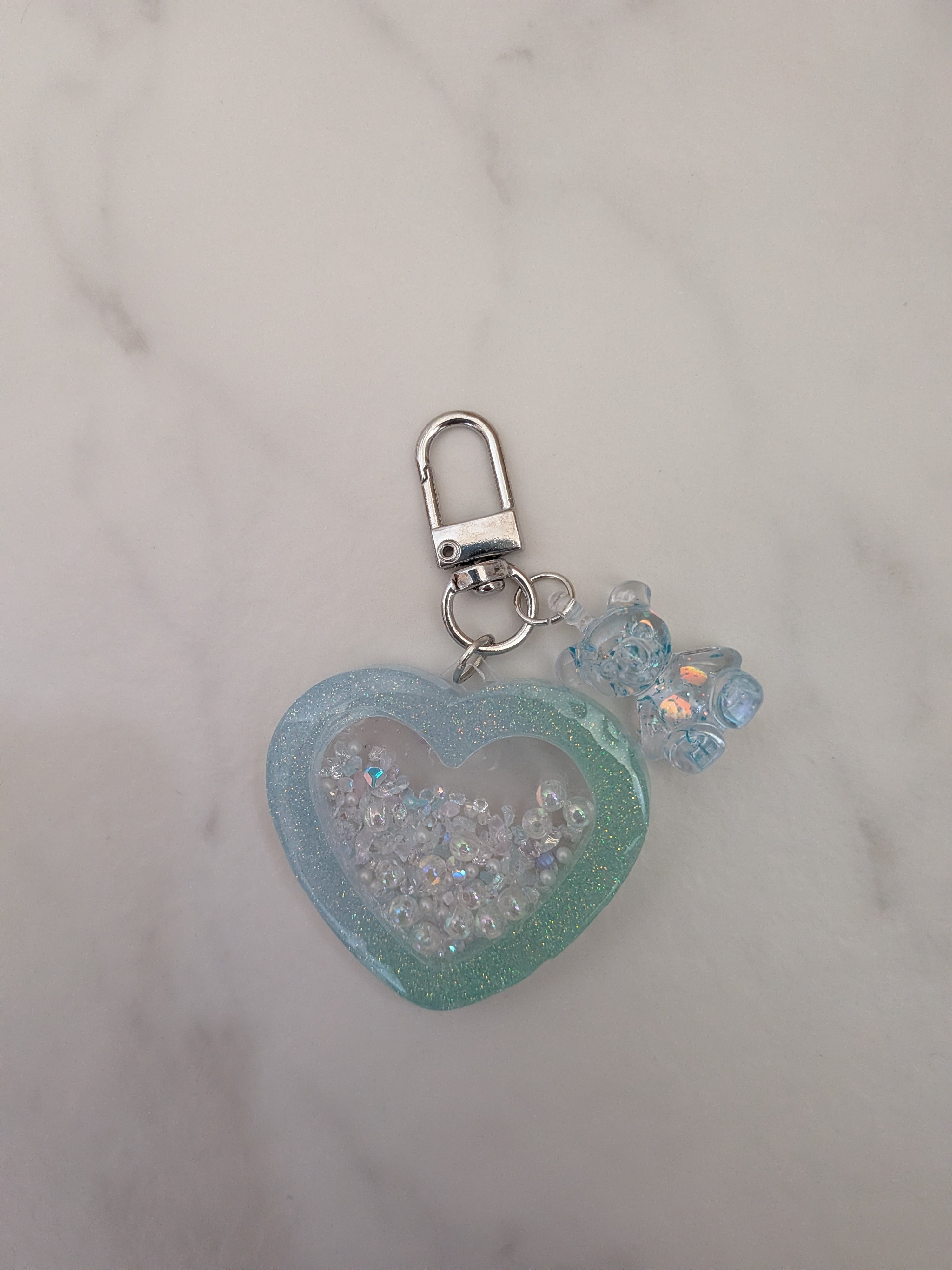 30~40s Sweet Heart jewelry Puffy Heart Sterling WWⅡ Forget me not