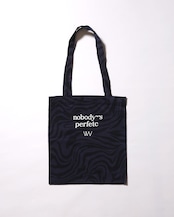 WV Original / nobody’s perfetc Tote Bag - Navy Zebra