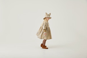 【24SS】eLfinFolk(エルフィンフォルク)Noctua Dress beige（100/110/120/130)　ワンピース