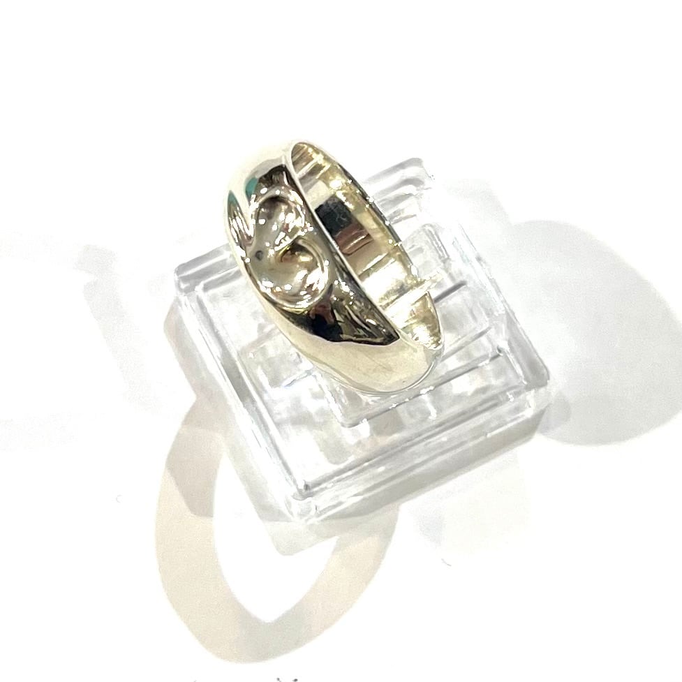 TIFFANY&CO.】【12号】カーブドハートリング／スターリングシルバー