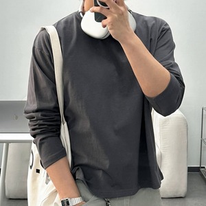 コットンベーシックロングTシャツ　1323
