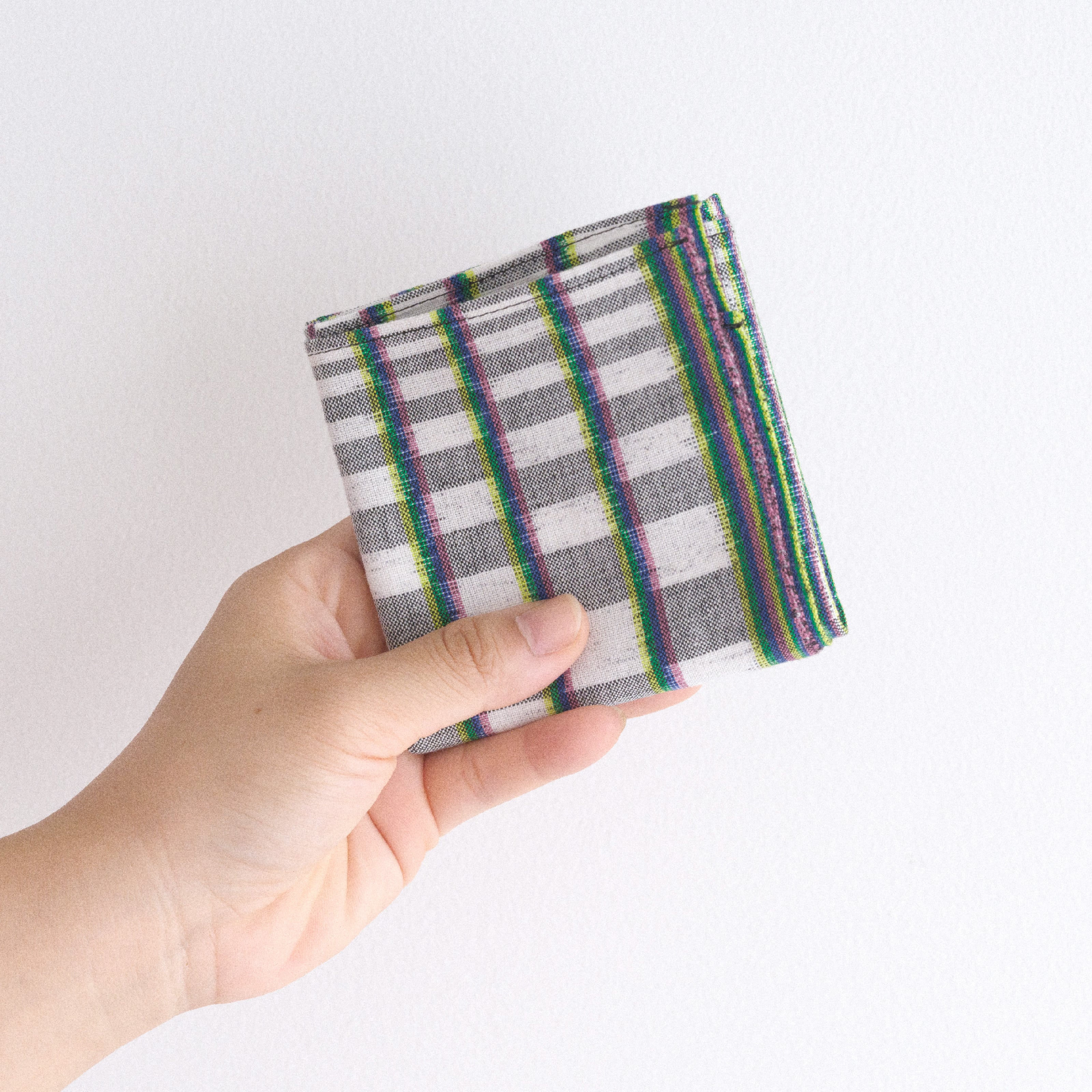 Handkerchief ハンカチ -久留米絣-【KURUME IKAT PROJECT】