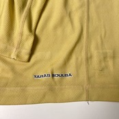 TARAS BOULBA タラスブルバ アウトドアハーフジップ インナーシャツ M/ベージュイエロー/メッシュ/薄手