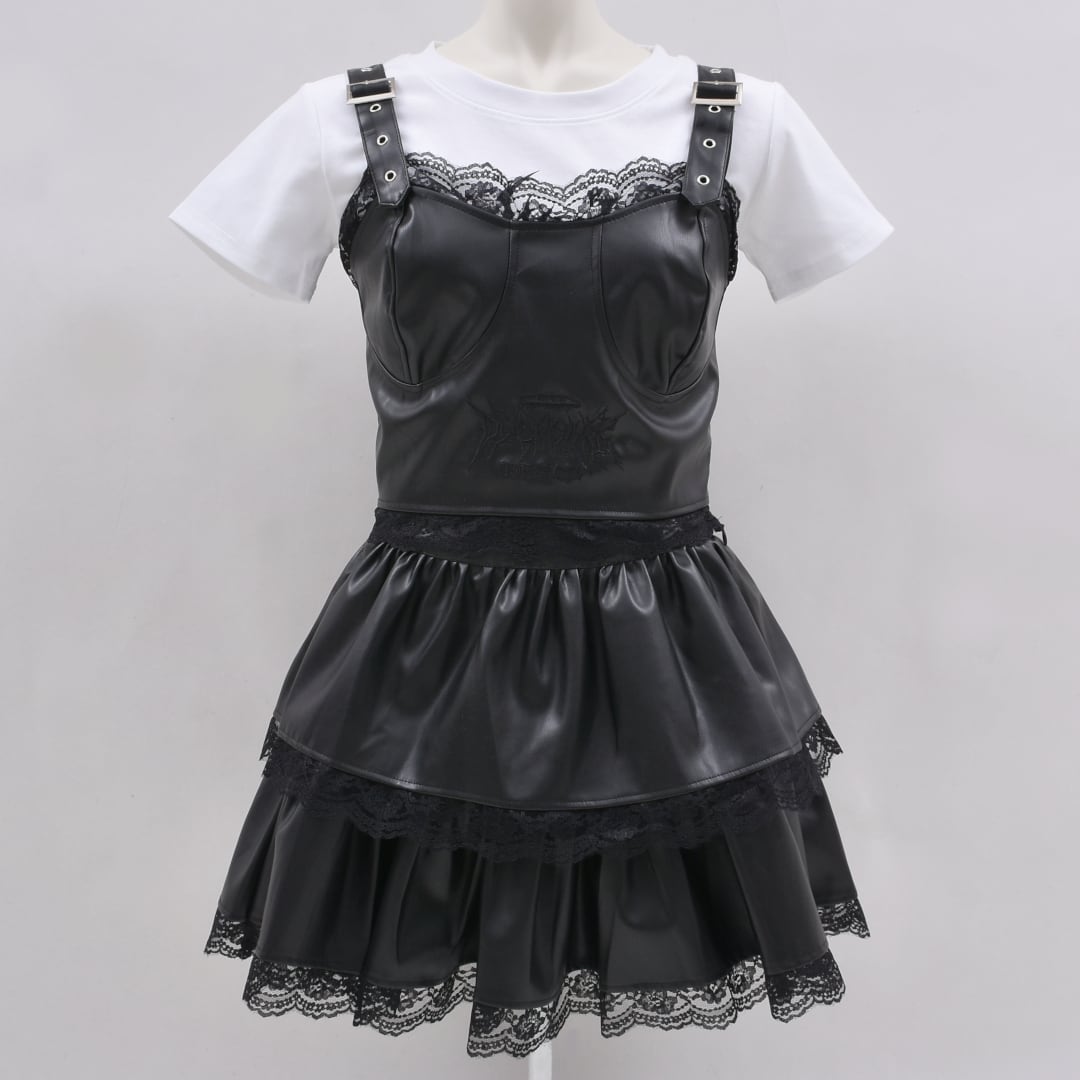 新作】サブカル刺繍ロゴ☆レザービスチェ | VOLCAN&APHRODITE