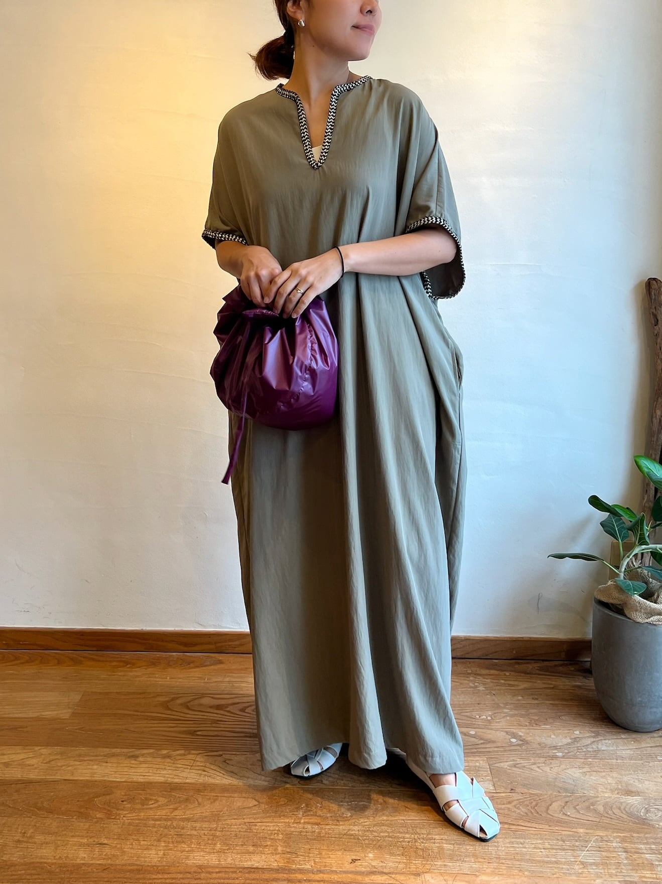 MARGAUX VINTAGE / カフタンドレス | anouk