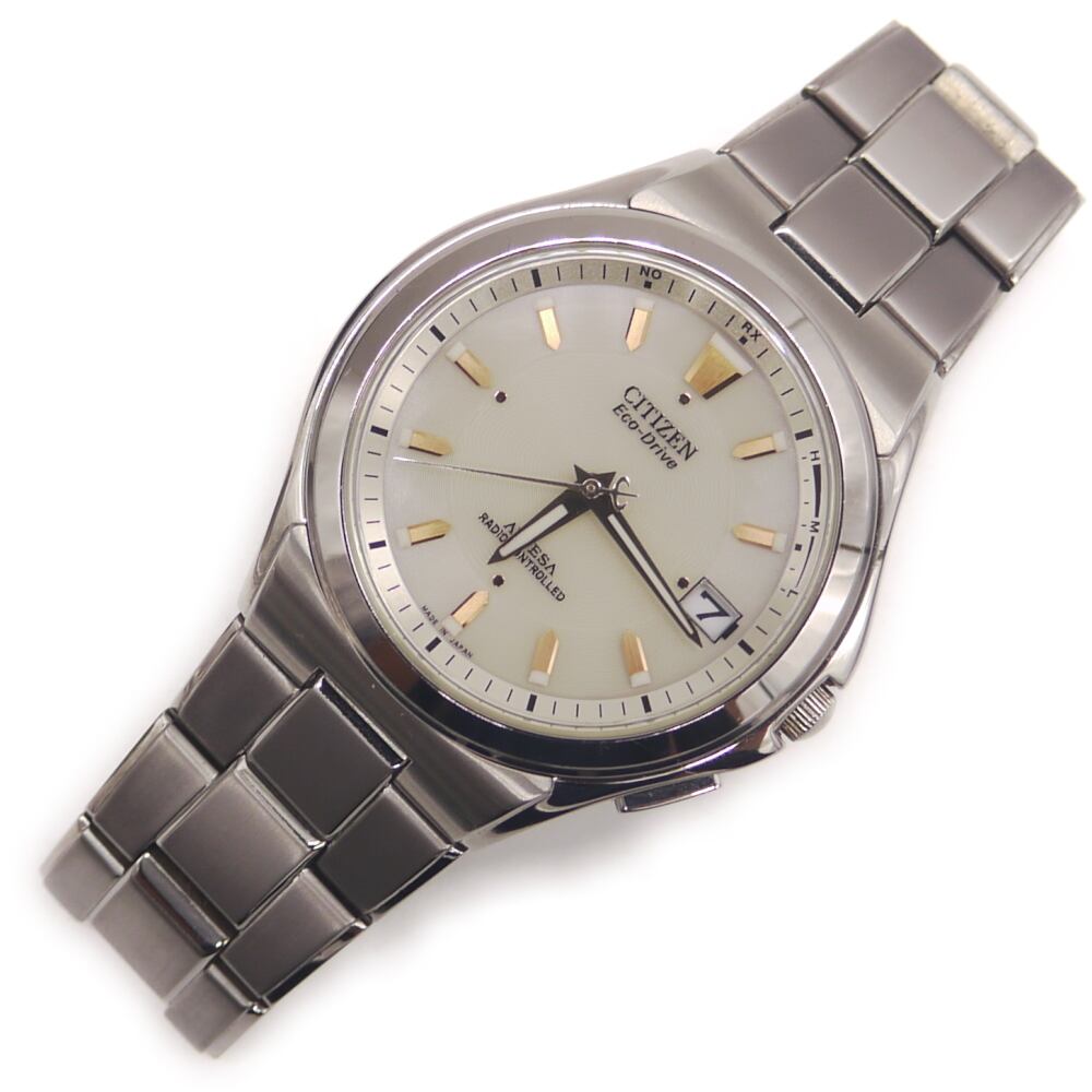 CITIZEN シチズン アテッサ エコドライブ ソーラー 電波時計 H110