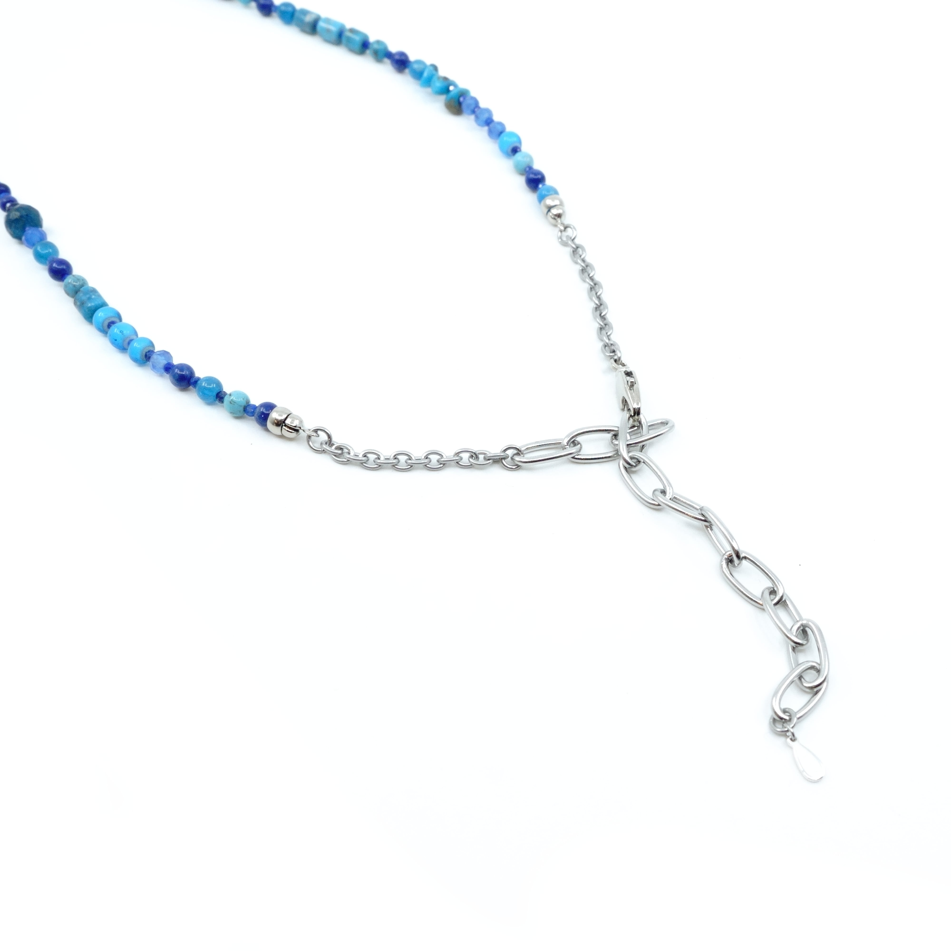 先行受注】gunda<ガンダ>VEIN NECKLACE/Blue [ヴェイン ネックレス