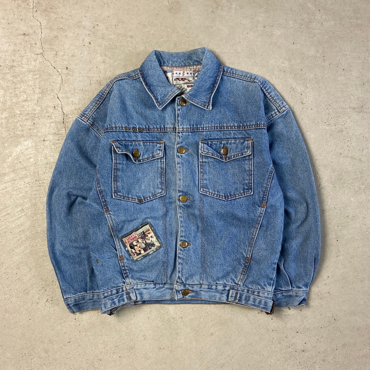 90年代 CASUCCI JUNIOR WORKER JEANS デニムジャケット メンズM相当 