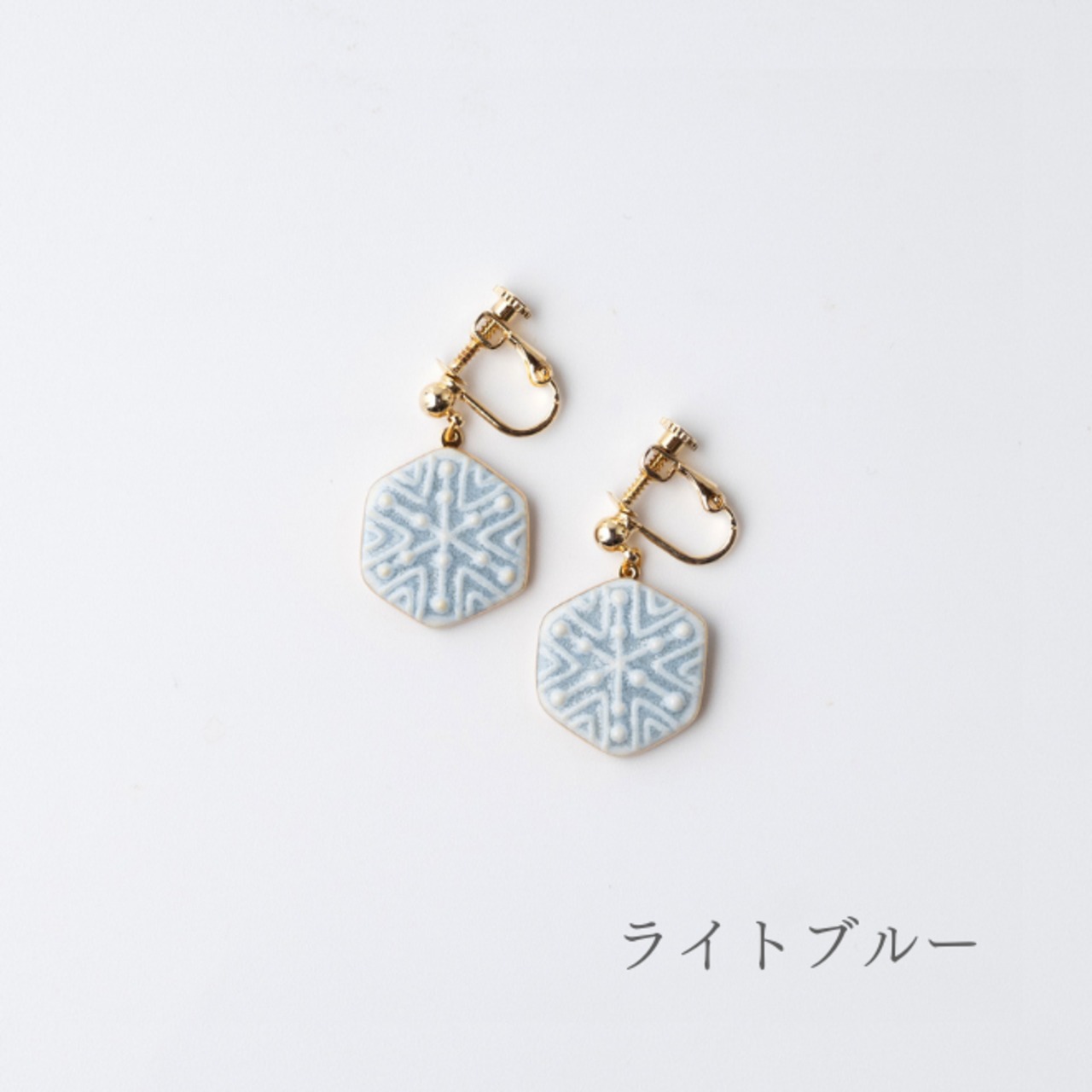 雪の結晶　ピアス/イヤリング