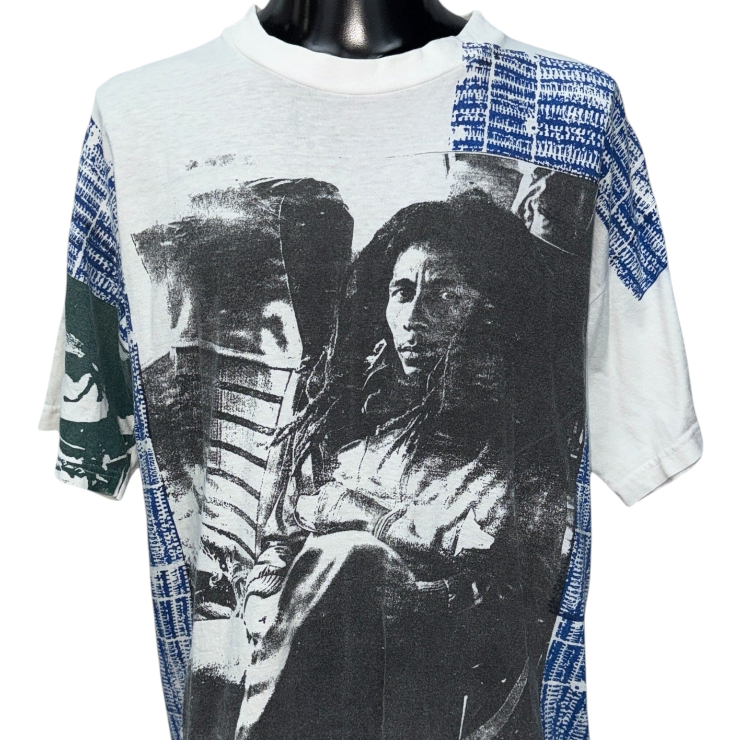 激レアBob Marley ボブマーリー 総柄 フォトプリント Tシャツ BOB MARLEY】ボブマーリー 