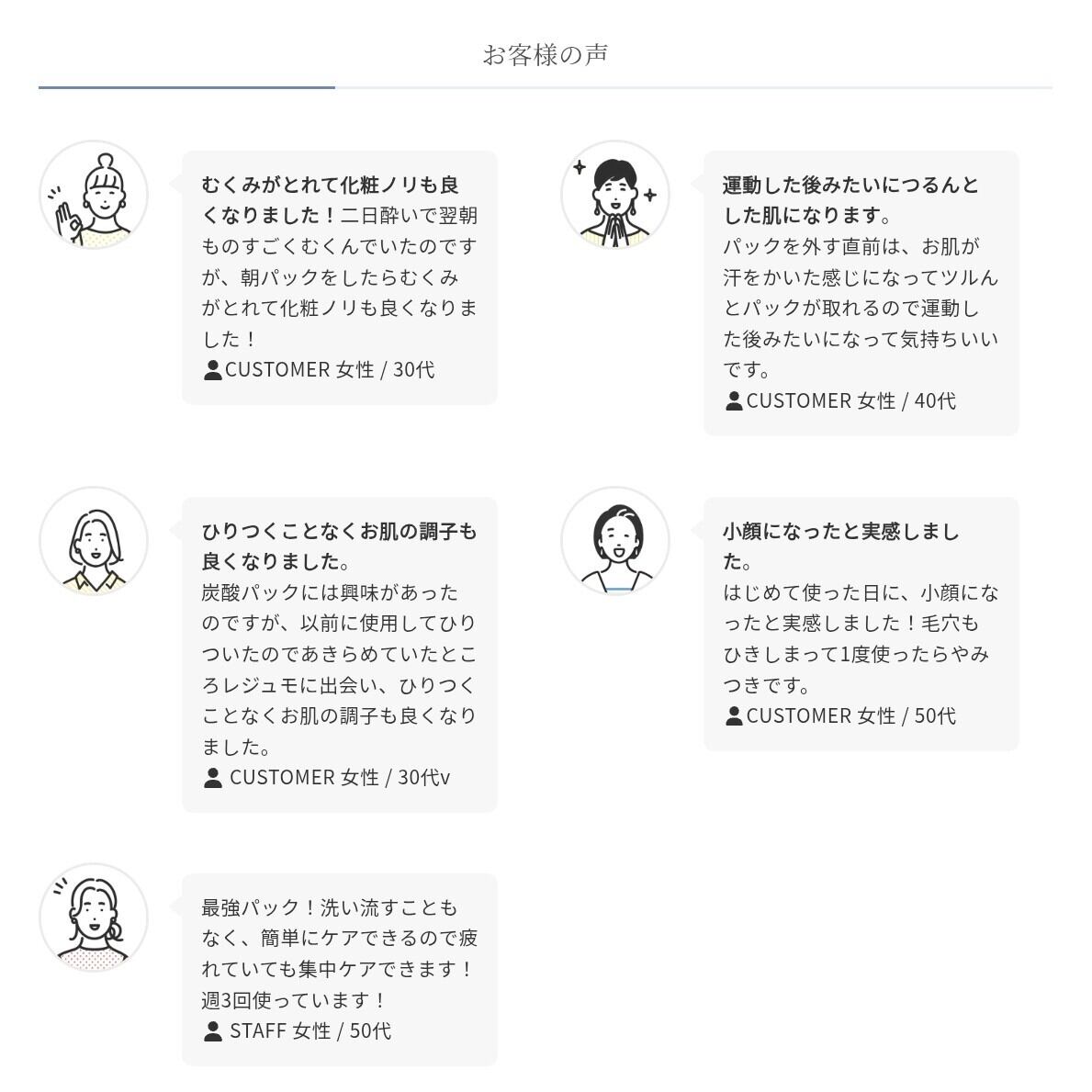 JC PPROGRAM レジュモCO2パック［集中ケア炭酸パック］ヒト幹細胞培養