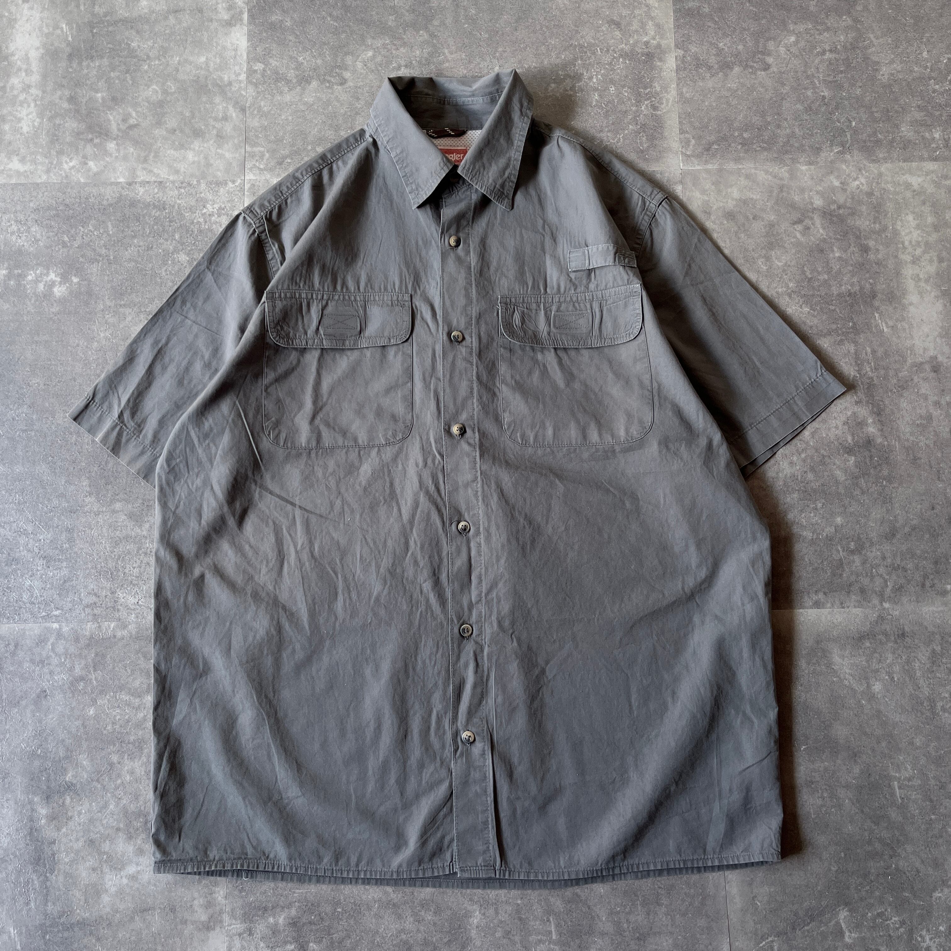 00s Tommy Bahama 開襟シャツ 無地 紺 L A1010 シルク | RAGHOUSE